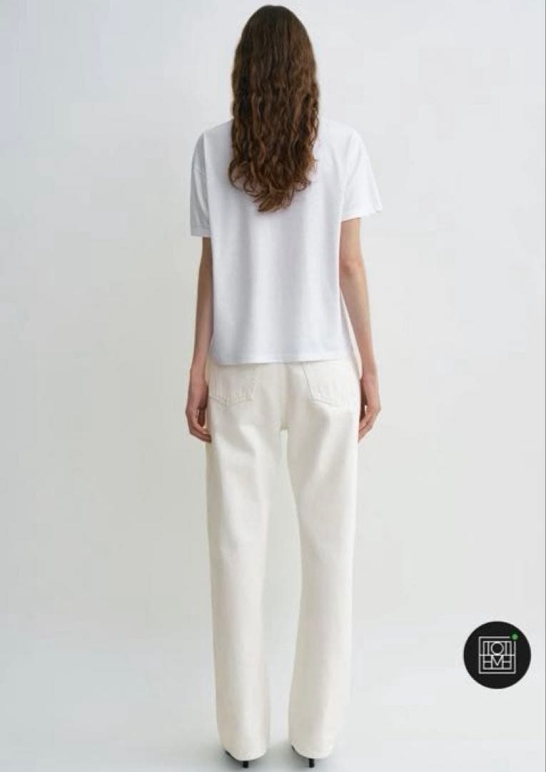 パンツ Twisted Seam Denim Full Length Off-White