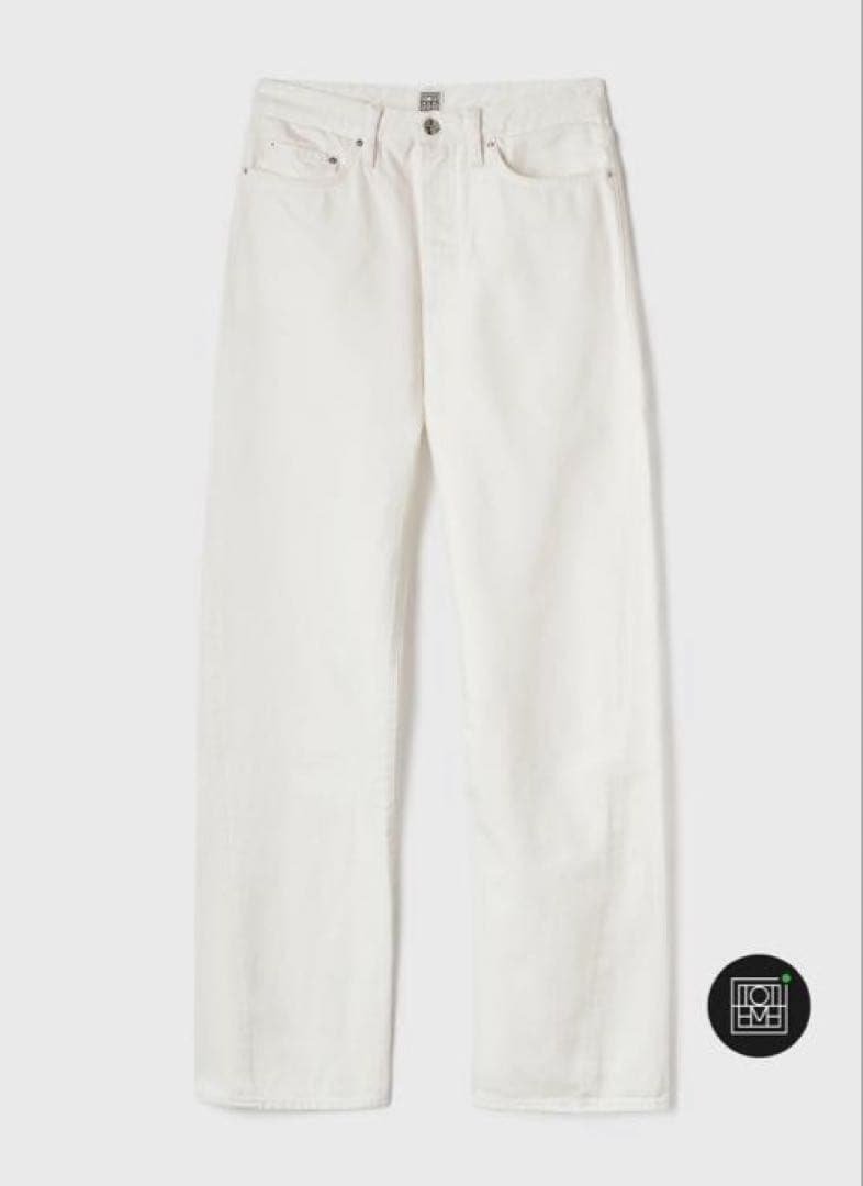 パンツ Twisted Seam Denim Full Length Off-White