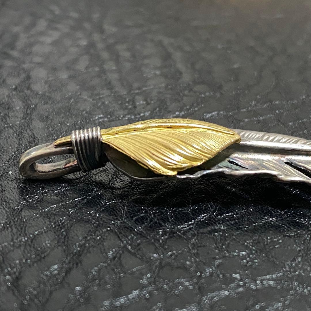 ゴローズ 上金特大フェザー goro's OLD 右向き sv 18k