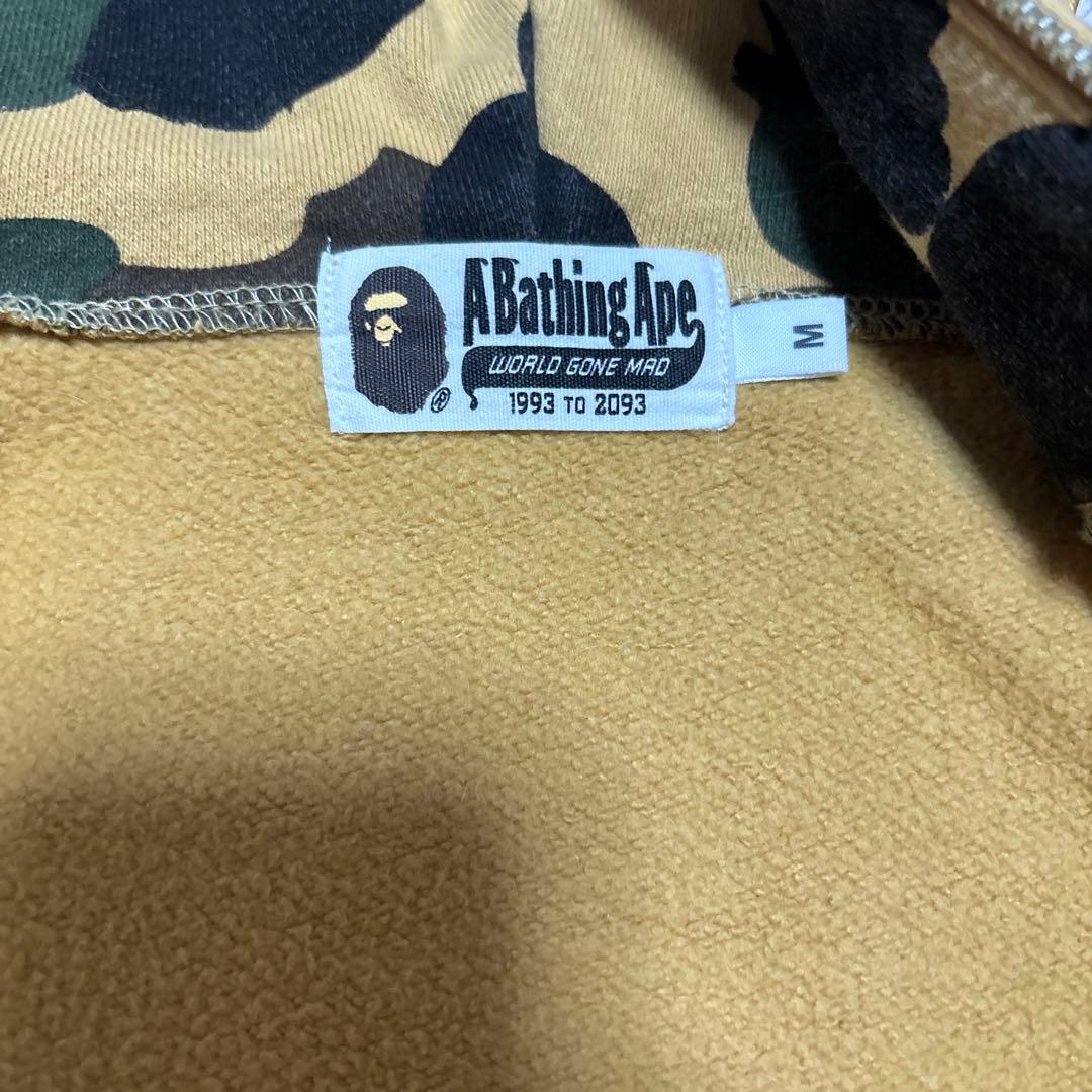 A BATHING APE カモフラージュ シャークパーカー正規品