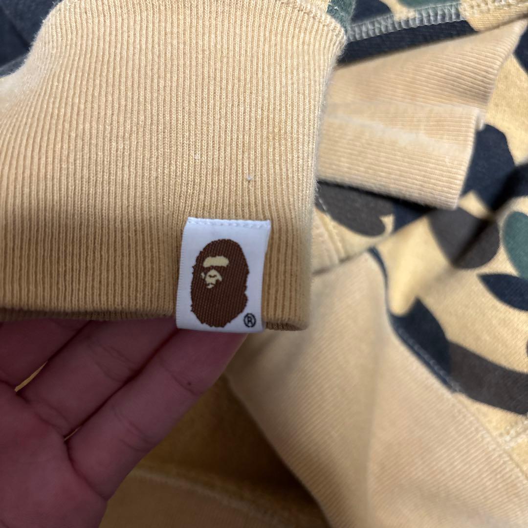 A BATHING APE カモフラージュ シャークパーカー正規品