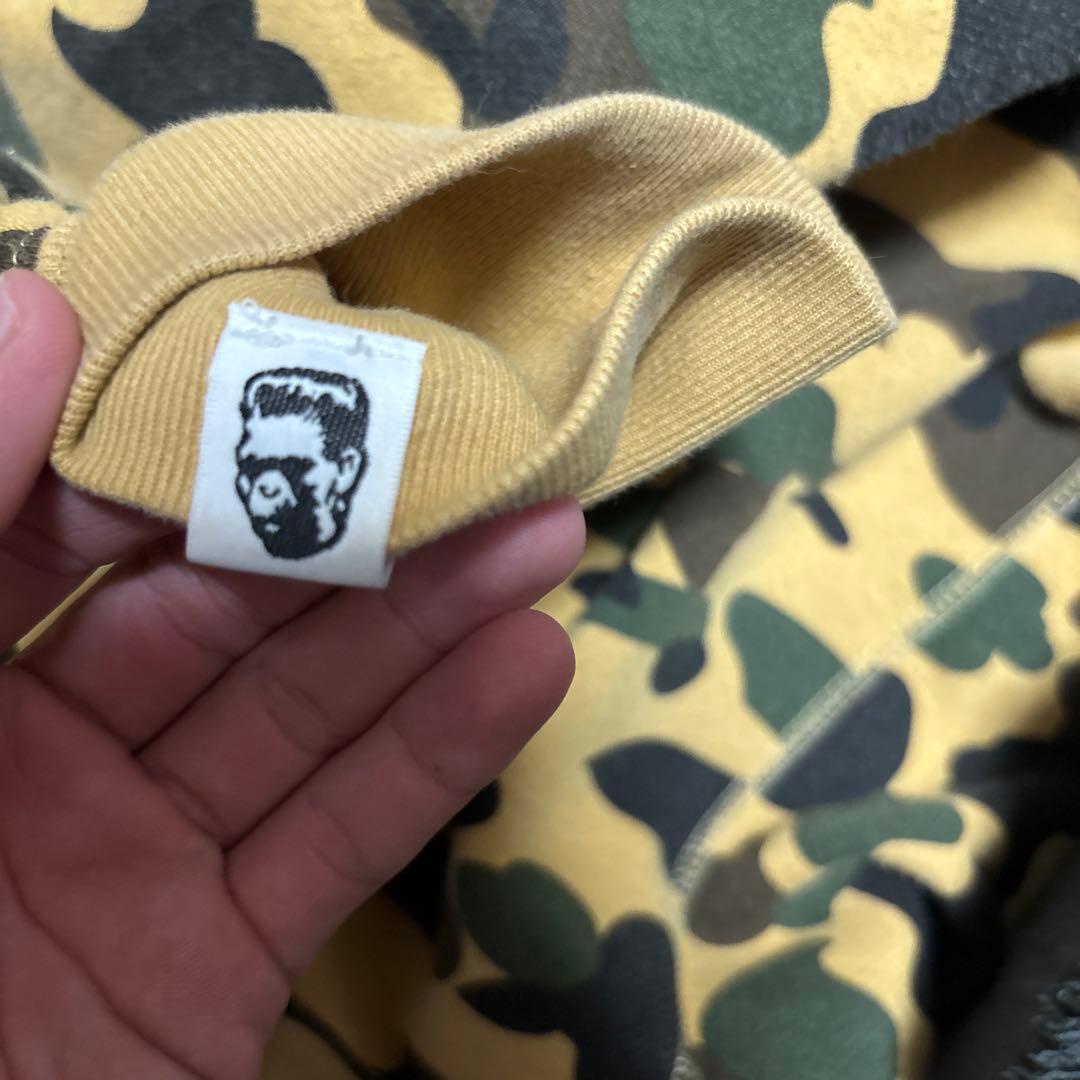 A BATHING APE カモフラージュ シャークパーカー正規品