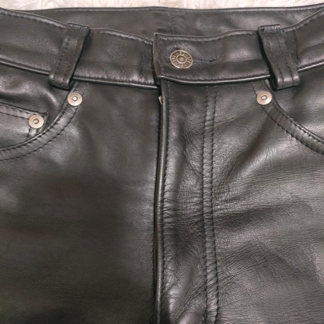 Schott 90s 牛革パンツ ブラック 激レア レザーパンツ