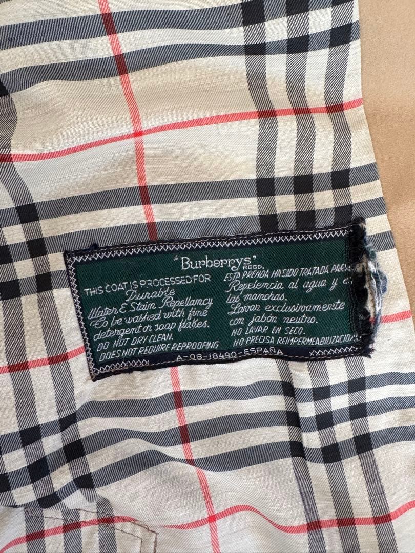 60〜70s Burberrys 一枚袖 ステンカラーコート