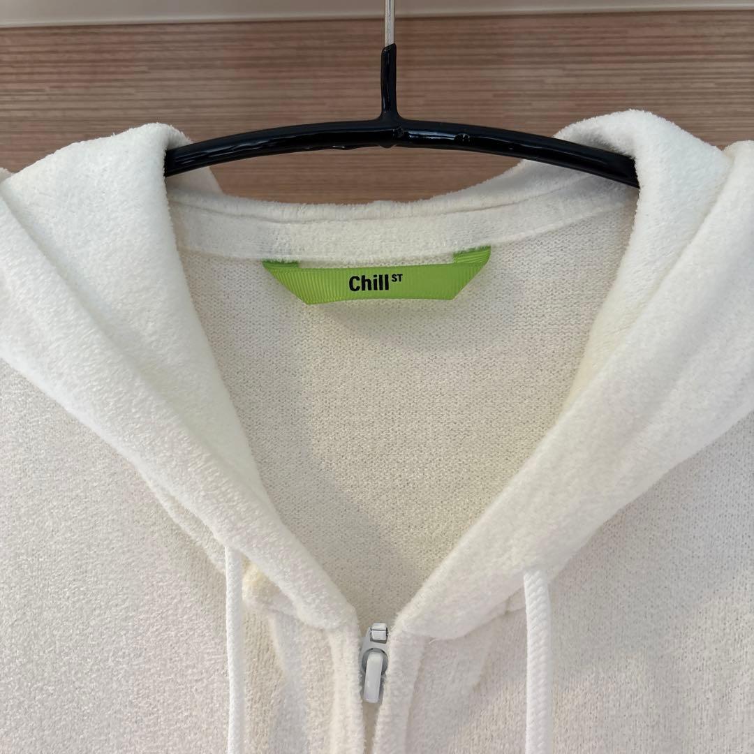 CHILL ST Cloud pile Hoodie ストリート パジャマ S