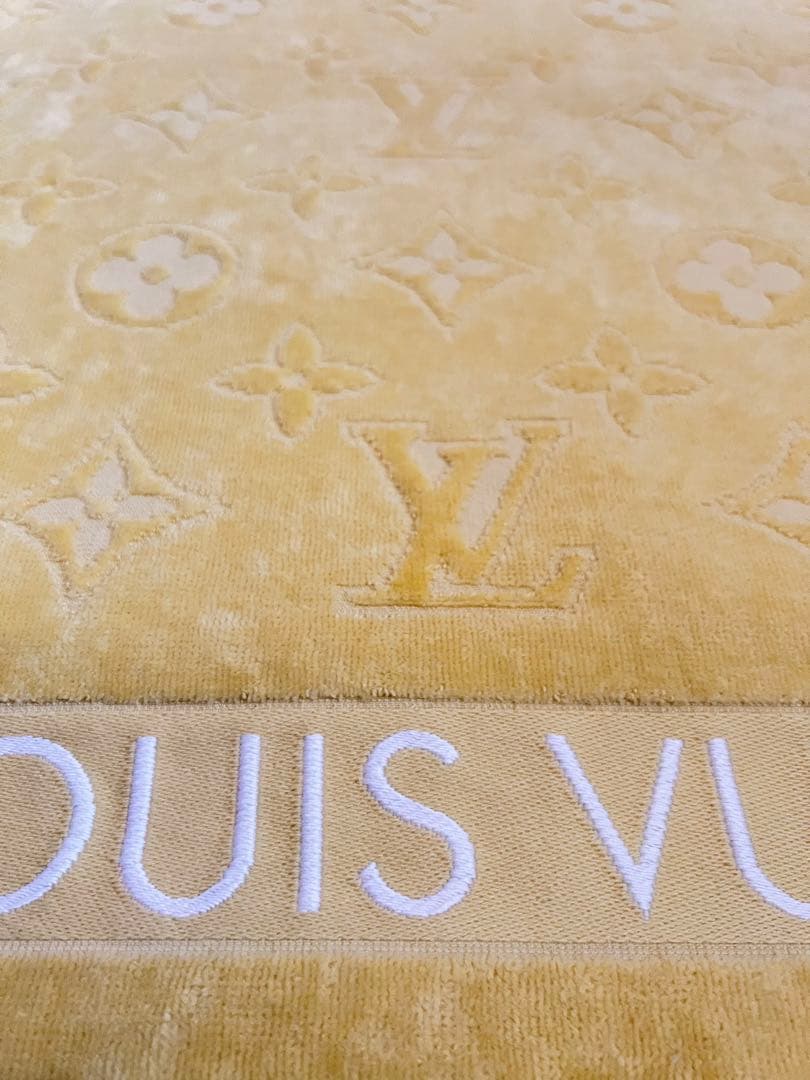 ミロチュ　LOUIS VUITTON ルイヴィトン　ビーチタオル　イエロー