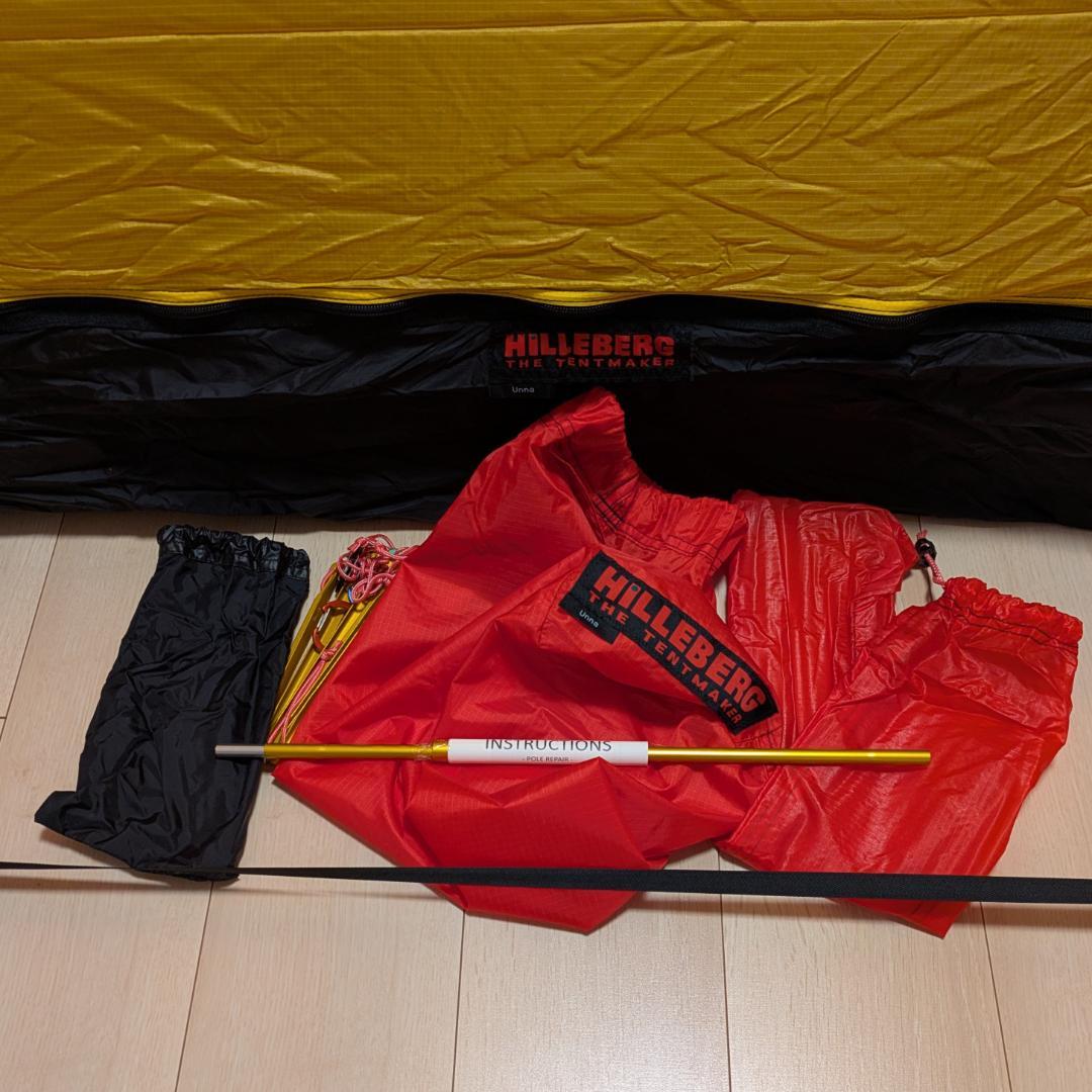 Hilleberg Unna レッド テント ヒルバーグ ウナ