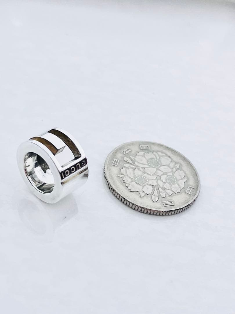 【超美品】GUCCI ネックレス トップ＋社外喜平チェーン 925 男女兼用