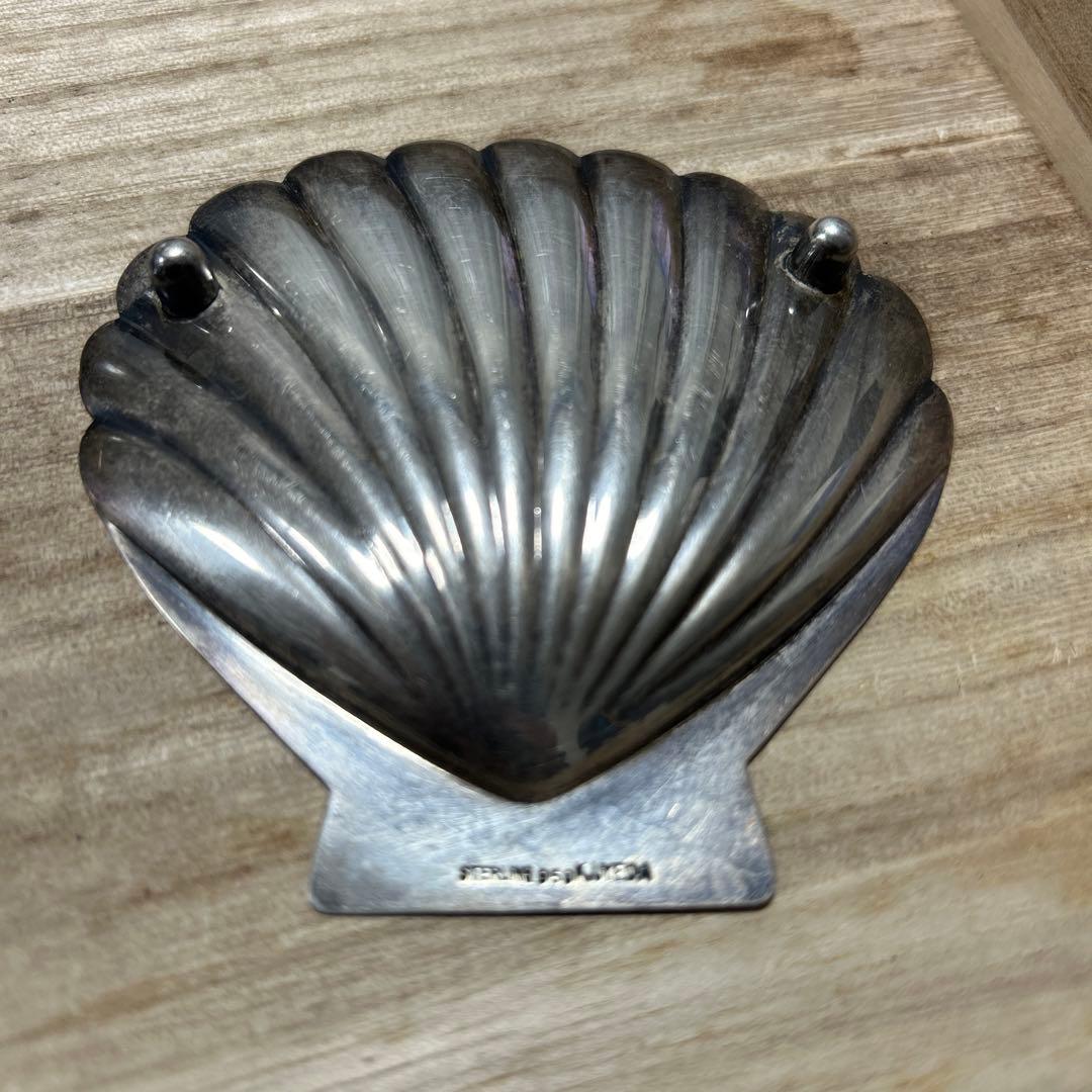 純銀 STERLING 950スターリング K.UYEDA KUTANI 貝殻型
