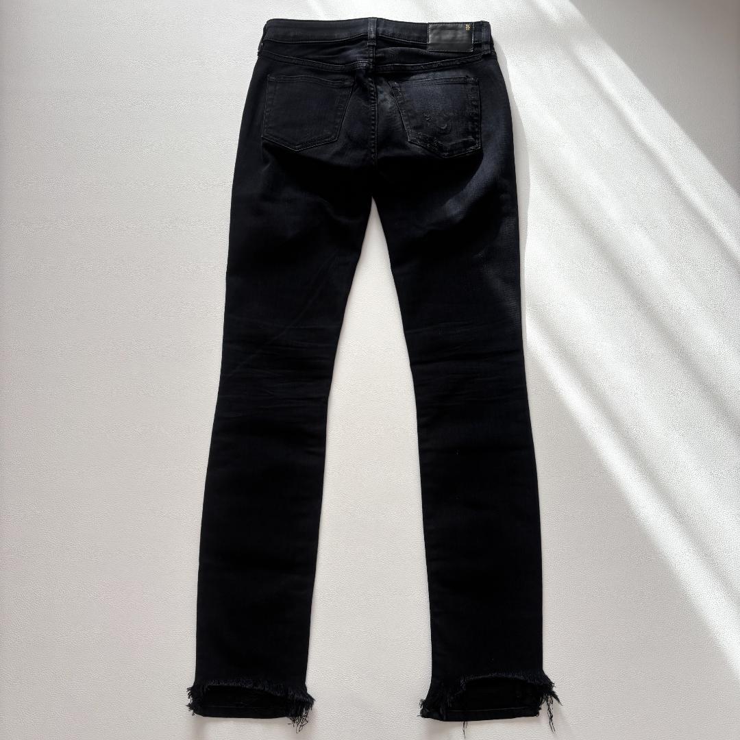 新品 R13 alison skinny ブラックデニム イタリア 裾クラッシュ