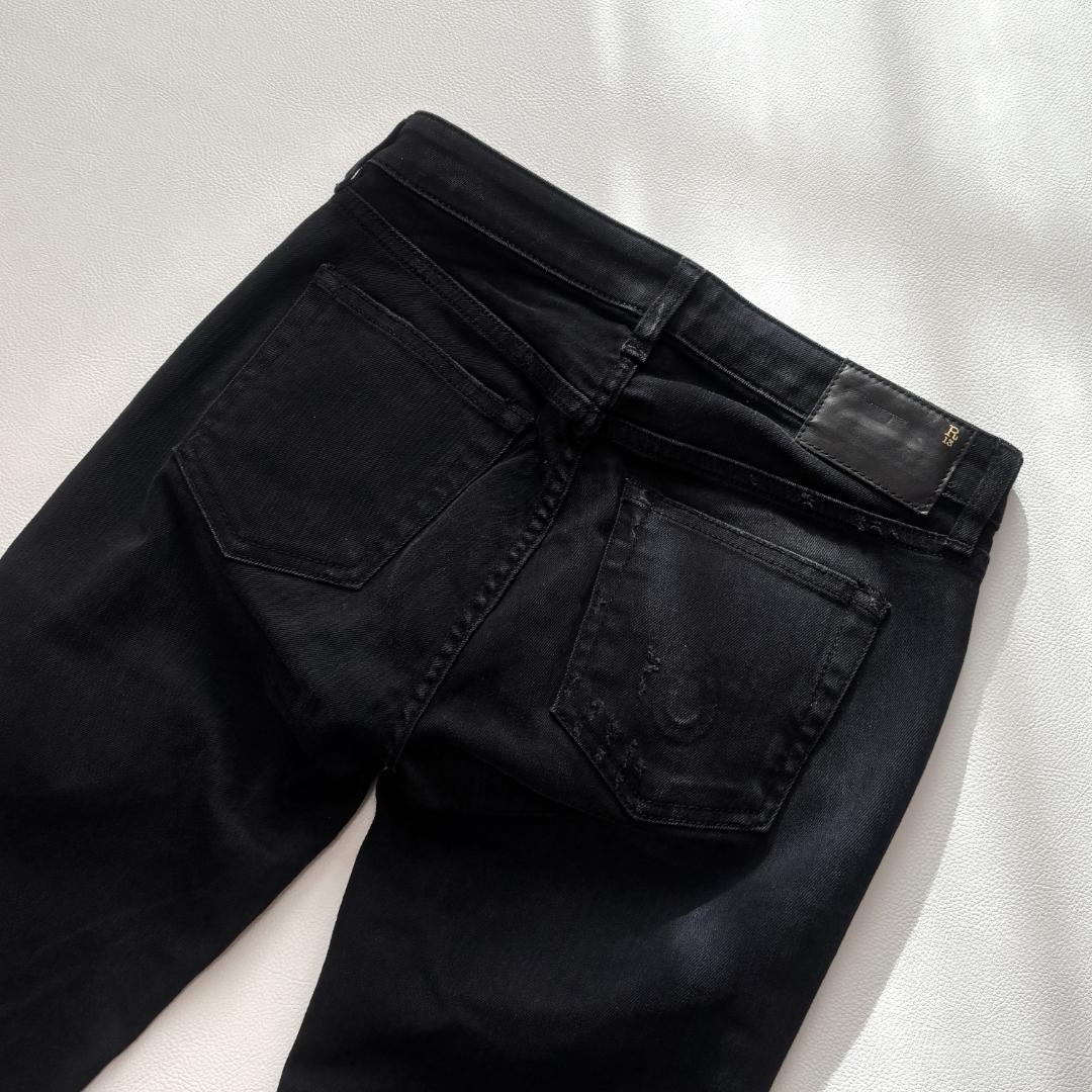 新品 R13 alison skinny ブラックデニム イタリア 裾クラッシュ