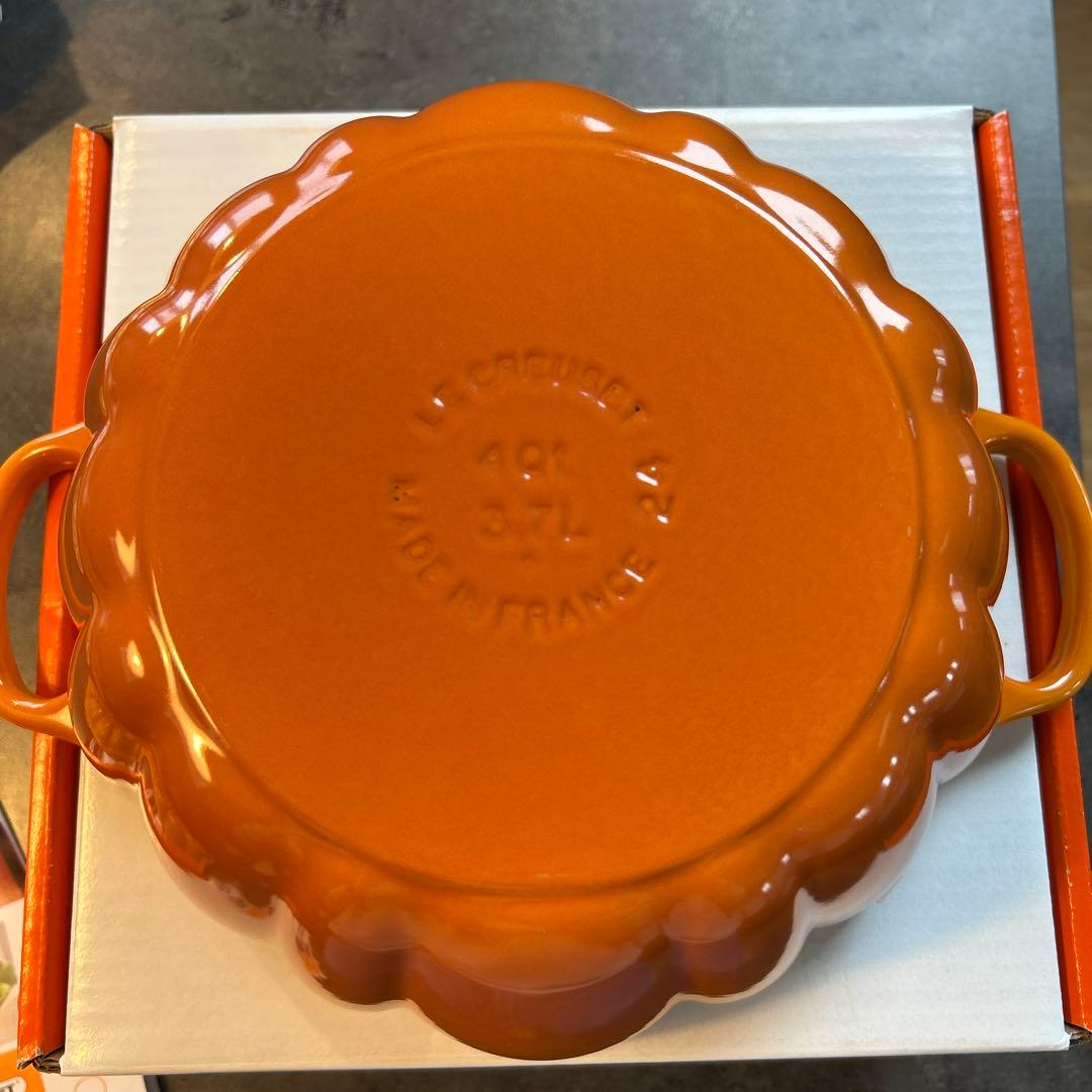 【極美品】LE CREUSET ルクルーゼ カボチャ パンプキン24cm両手鍋