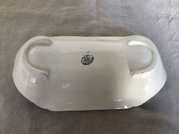 【美品！】バルボティーヌ　フランスアンティーク　アスパラ皿