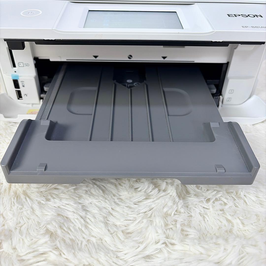 【純正インクおまけ付】EPSON EP-881AW プリンター 本体 インク