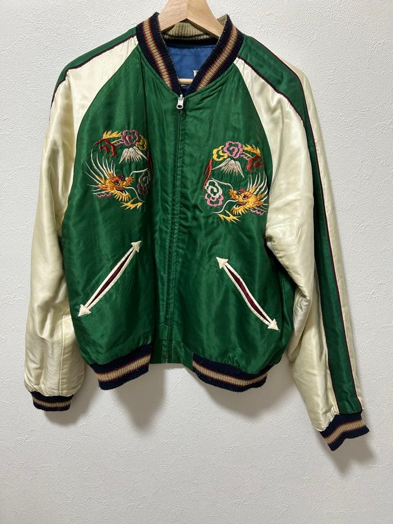 テーラー東洋FightingCooks×JapanMapリバーシブルスカジャンM