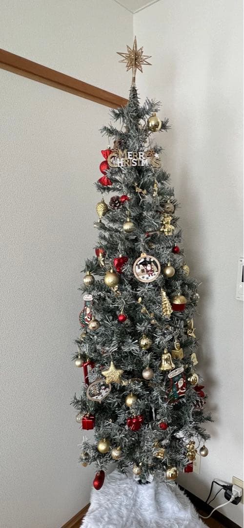 クリスマスツリー180cm☆ オーナメント&電飾&収納セット