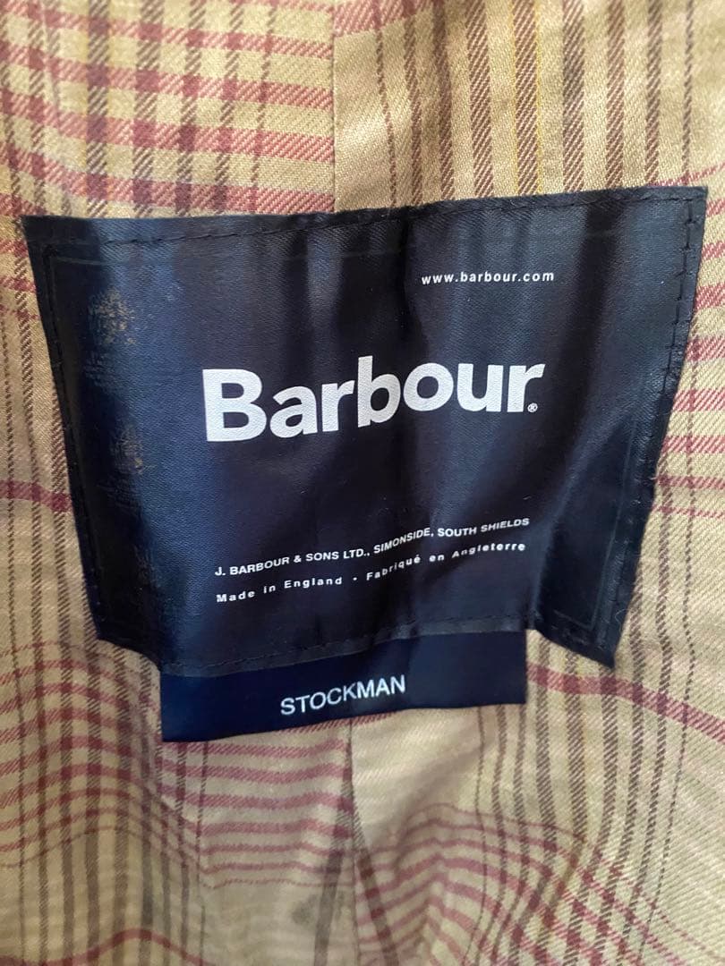 Barbour STOCKMAN ブラウンコート