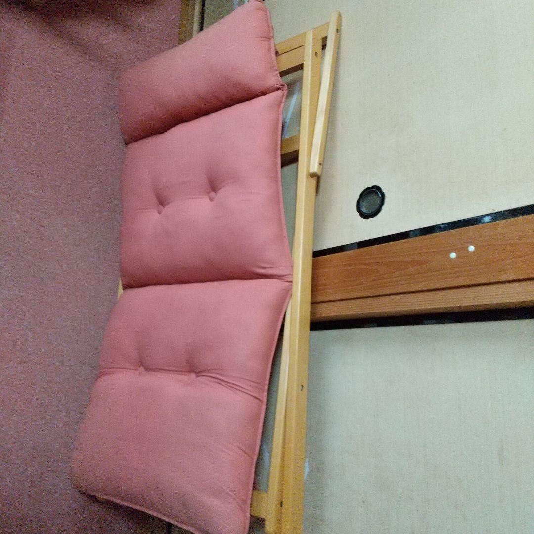 木製折り畳み式椅子2脚