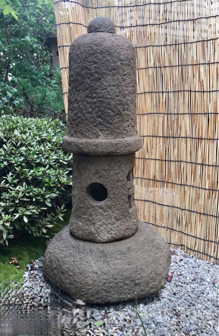 更に値下げ中露地庭石灯篭・茶庭灯篭・オブジェ・燈籠・灯籠・庭石・ガーデニング