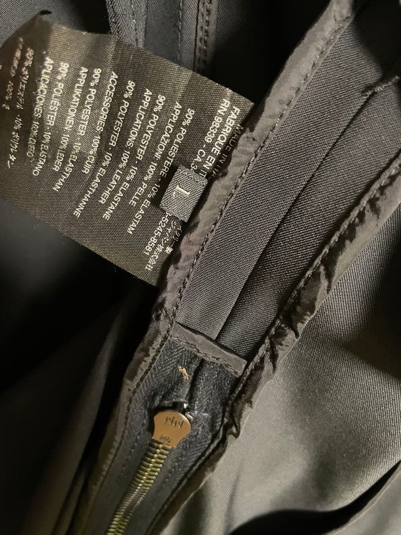 PRADA チェスターコート　ブラック　メンズ