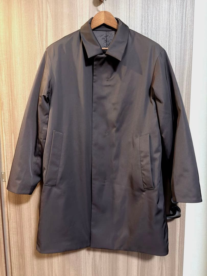 【美品】UNIQLO C パフテックハーフコート　ブラウン