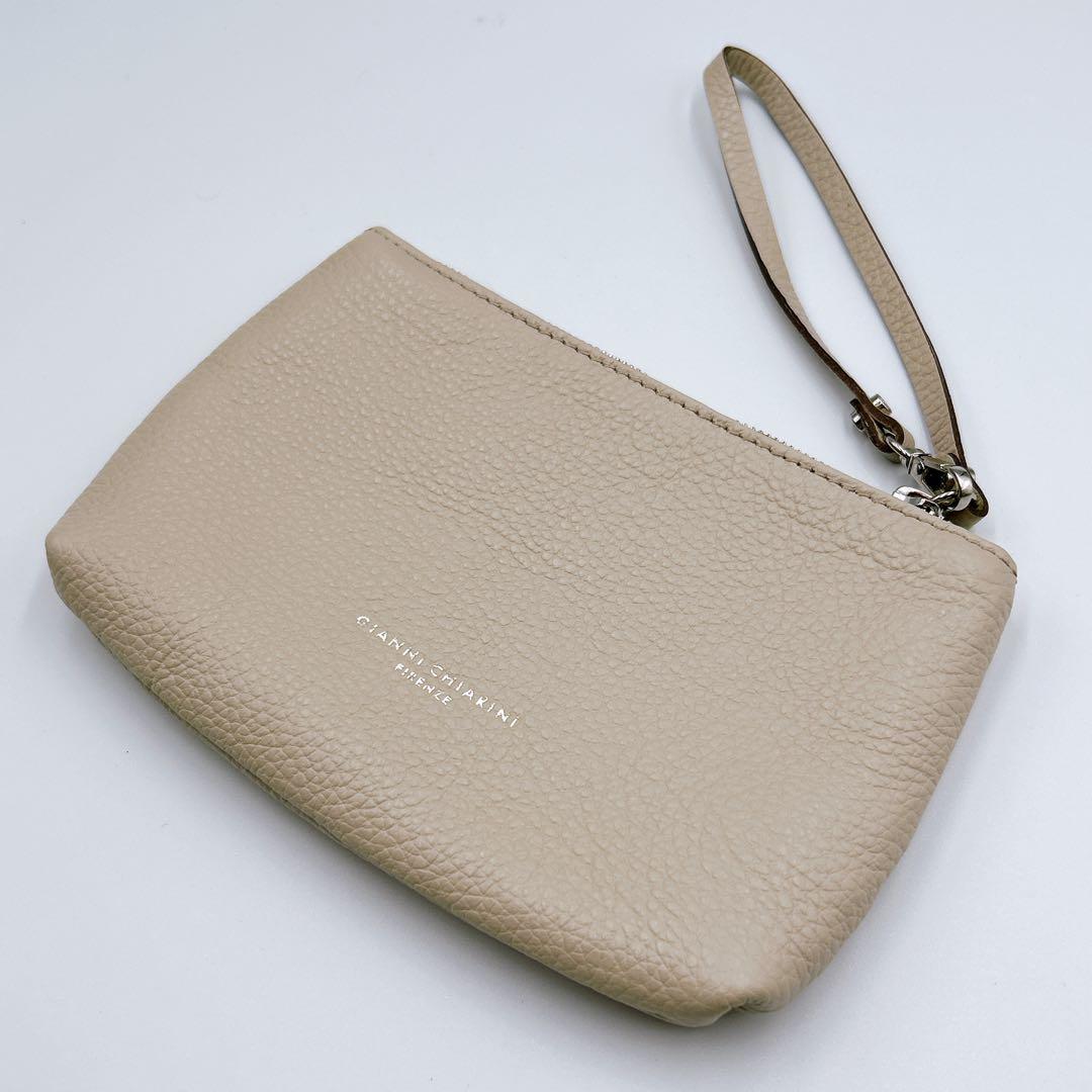 ✨新品級✨【GIANNI CHIARINI】マルチェッラ ポーチ付 トートバッグ