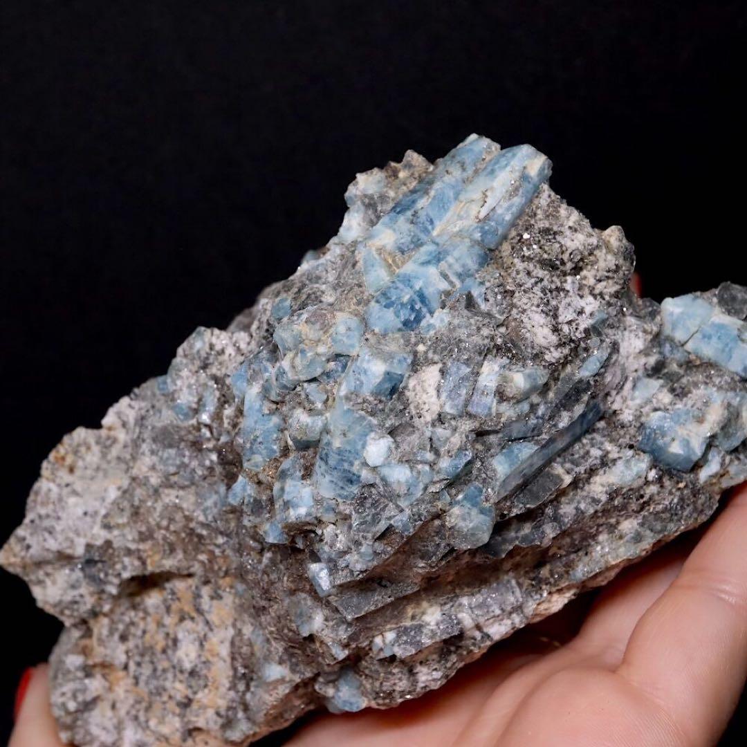 自主採掘！アクアマリン カリフォルニア665.7g　AQ255 鉱物　原石天然石