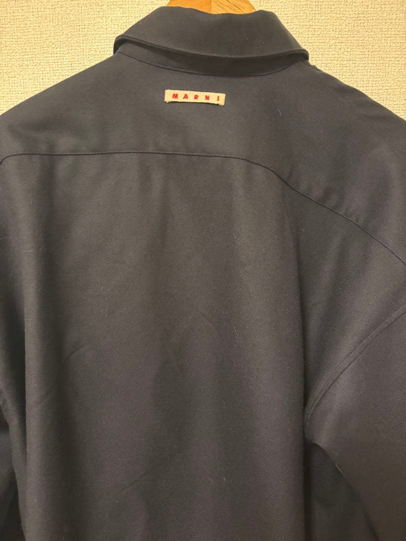 MARNI ネイビーシャツ サイズ48