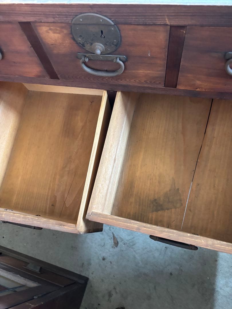 古い和箪笥②引出7杯 時代箪笥/収納/和モダンローボードチェスレトロ