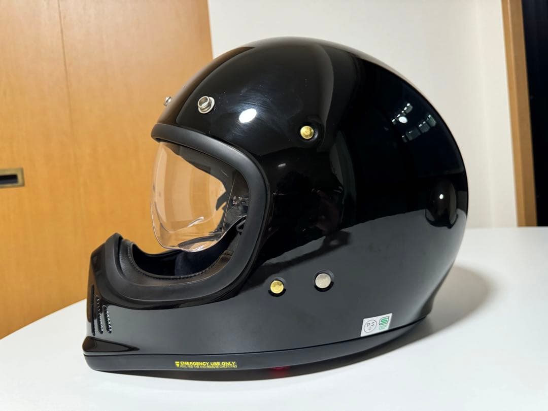 【美品】SHOEI EX-ZERO ブラック XLサイズ（ゴーグル付き）
