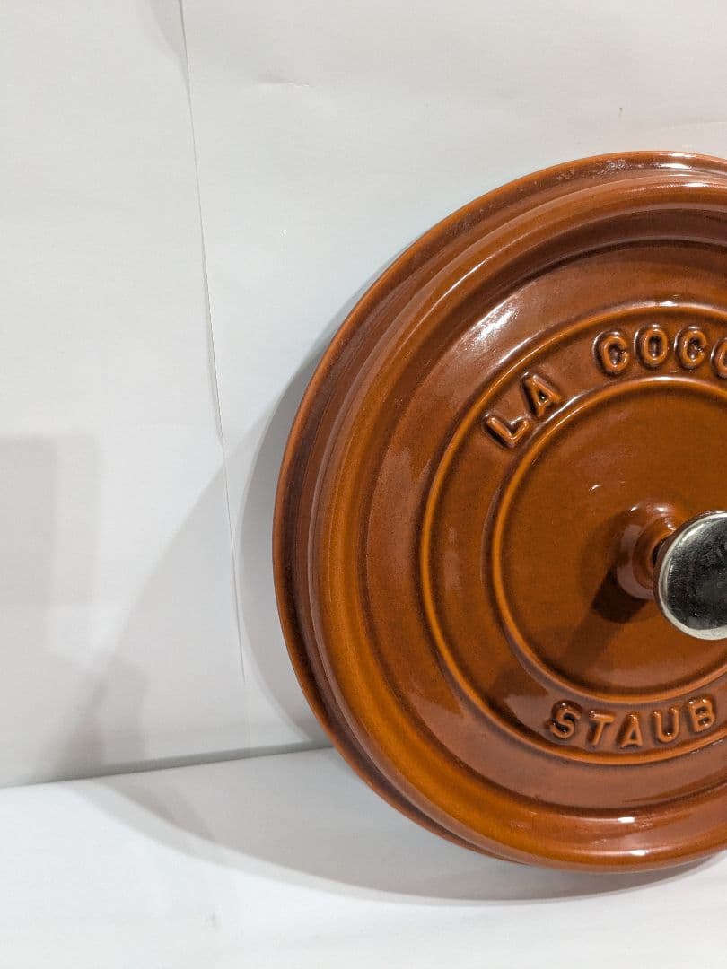 Staub　ココット・ロンド　シナモン　24cm　ストウブ