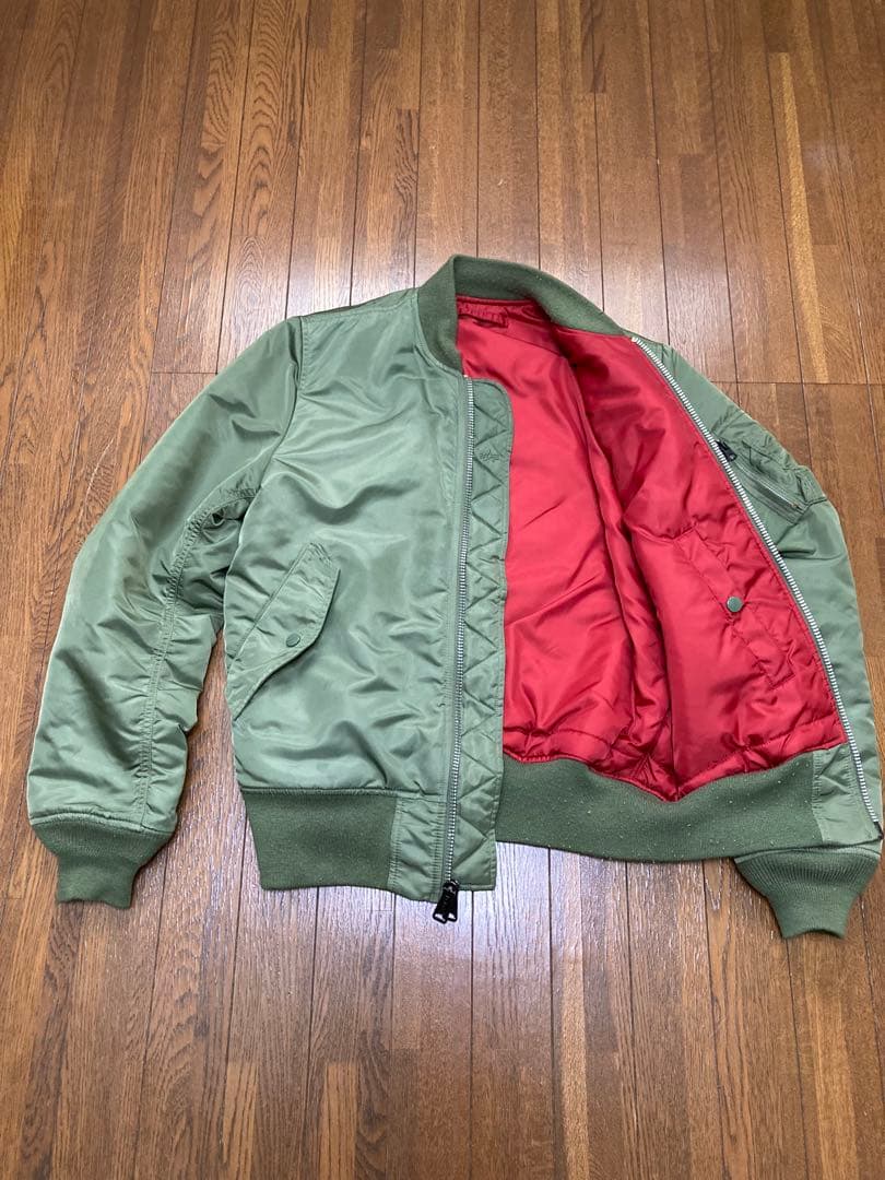 y*k様 希少 ALPHA INDUSTRIES MA-1 フライトジャケットレ