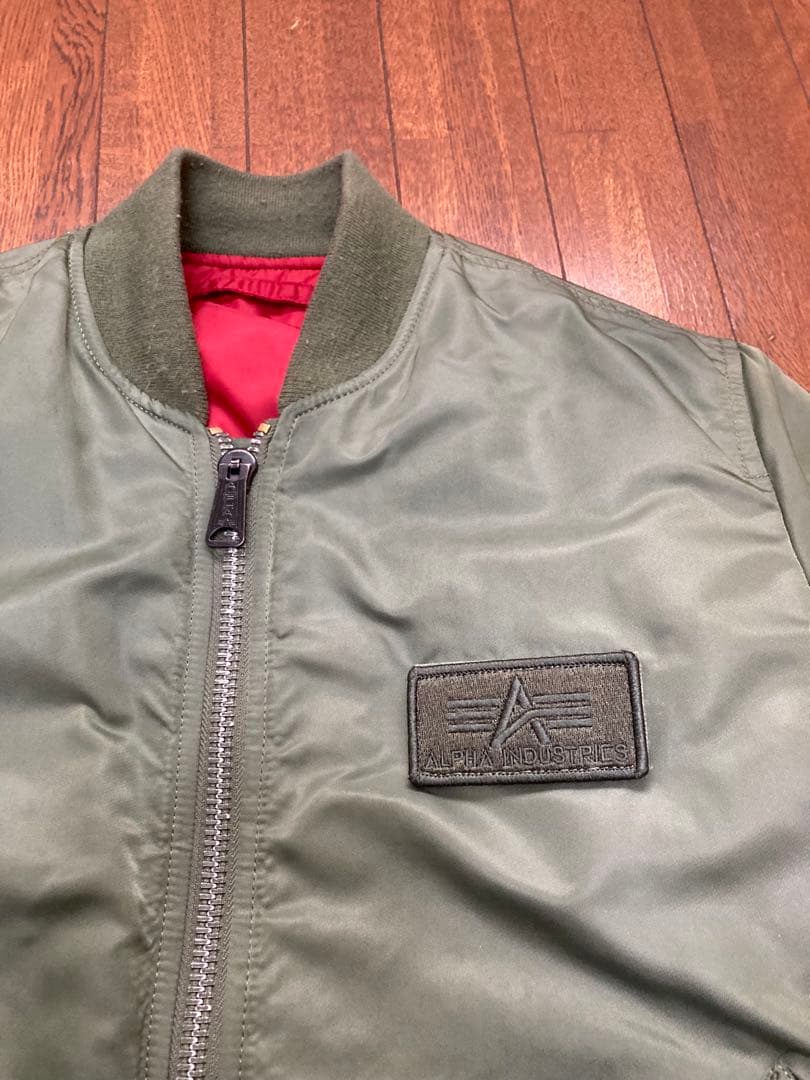 y*k様 希少 ALPHA INDUSTRIES MA-1 フライトジャケットレ