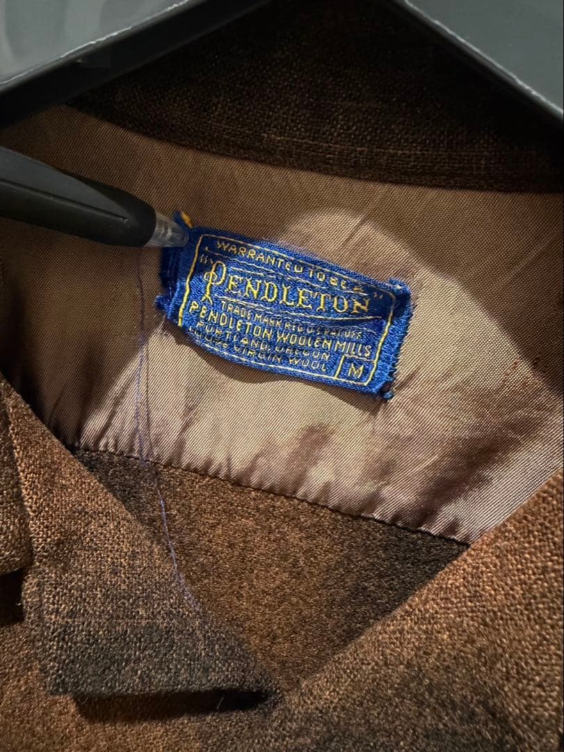 50s Pendleton vintage ペンドルトン ウール シャツ