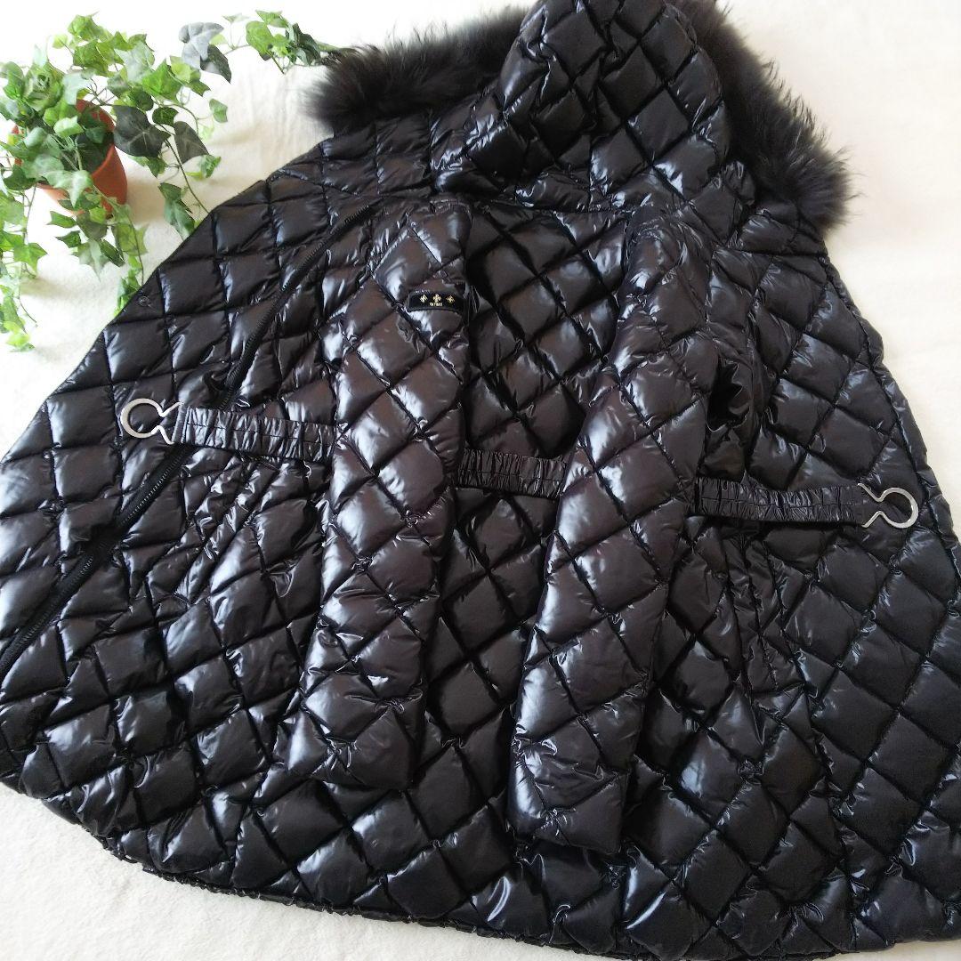 【美品 M】TATRAS タトラス 最高級 ダウンコート ジャケット ロゴ刺繍