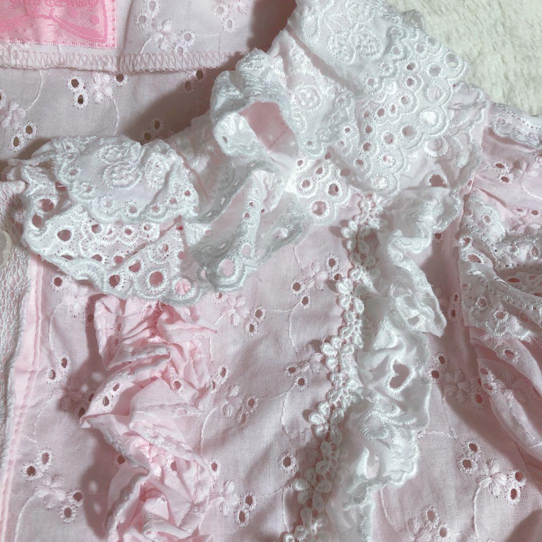 Angelic Pretty♡いちごレース半袖ブラウス♡ピンク