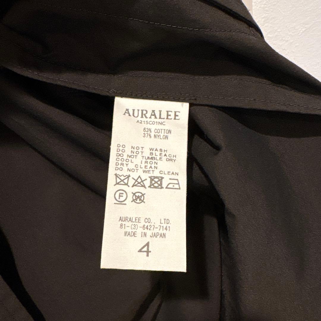 ジャケット・アウター AURALEE FINX NYLON CHAMBRAY FIELD COAT 4