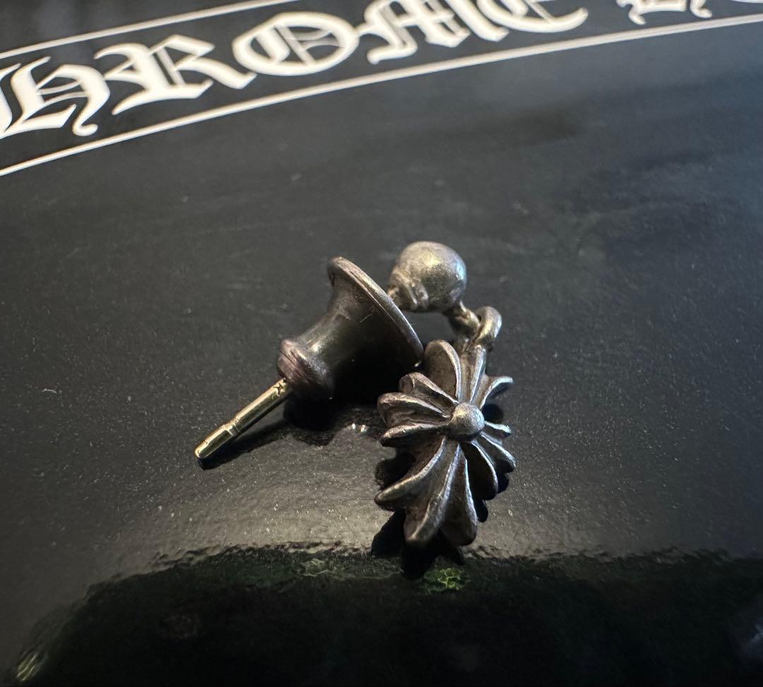 【正規品】クロムハーツ　タイニーE CHプラス　ドロップピアス