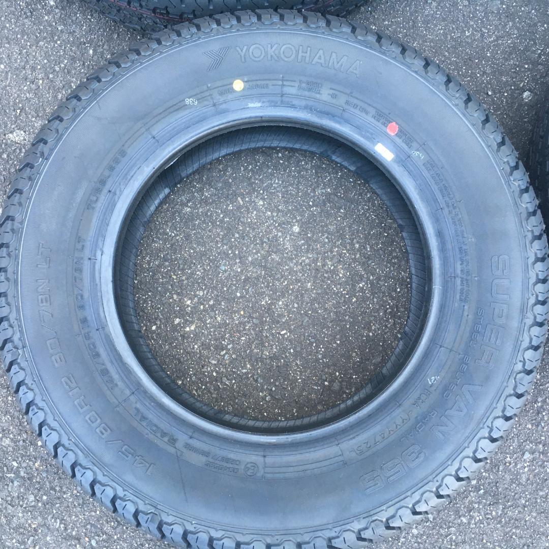 送料込み 新車外し145/80R12未使用同等