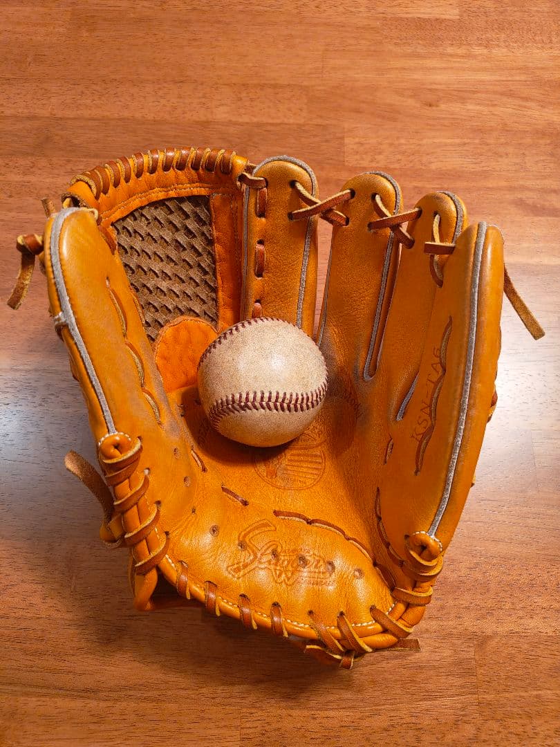 久保田スラッガー　軟式グローブ　KSN-TA6　内野用　廃盤ラベル