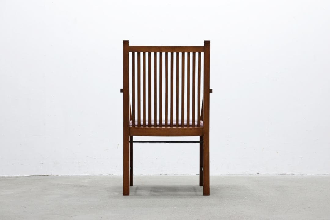 AREA エリア A-1-A 本革 ウォールナット アーム ダイニングチェア 1