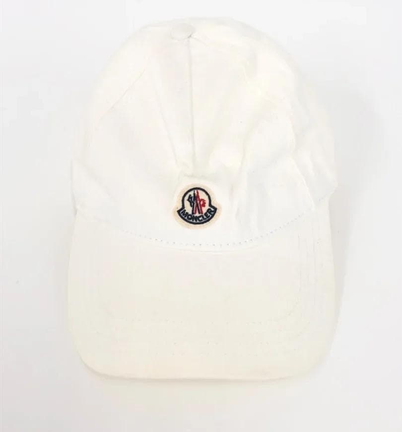 ◇MONCLER◇ モンクレール 【代理店タグ有】ユニセックス キャップ 帽子白