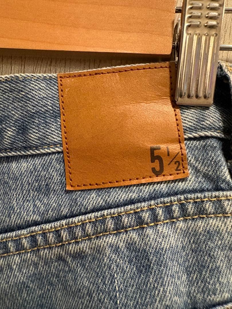 【美品】Spick&Span 5 1/2 CURVE LINE DENIM 29