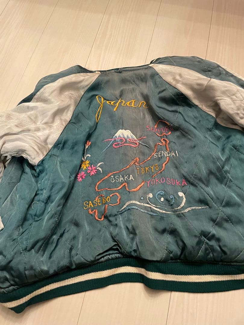 最終値下げ　50s ビンテージ　黒別珍　スーベニアジャケット