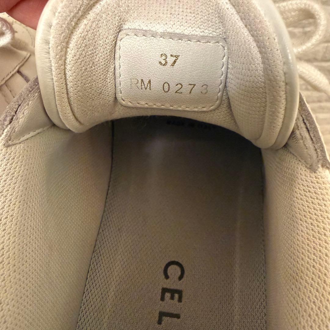 最終値下げ！正規CELINE ブロックスニーカー ウェッジアウトソール