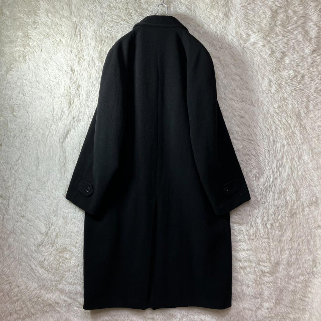 美品 イタリア製 ブルーミングデールズ ロングコート カシミヤ混 L相当