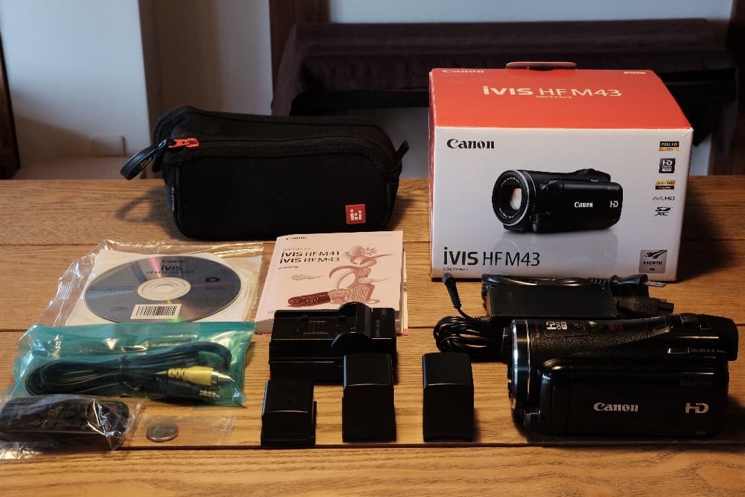 【美品】Canon iVIS HF M43（64GB）ビデオカメラ