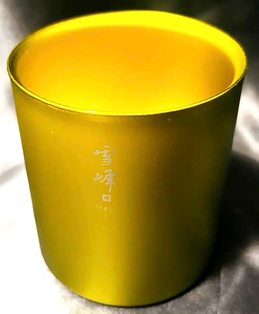 【入手困難品】スノーピーク油山福岡限定　チタンWウォールマグ 450 ゴールド