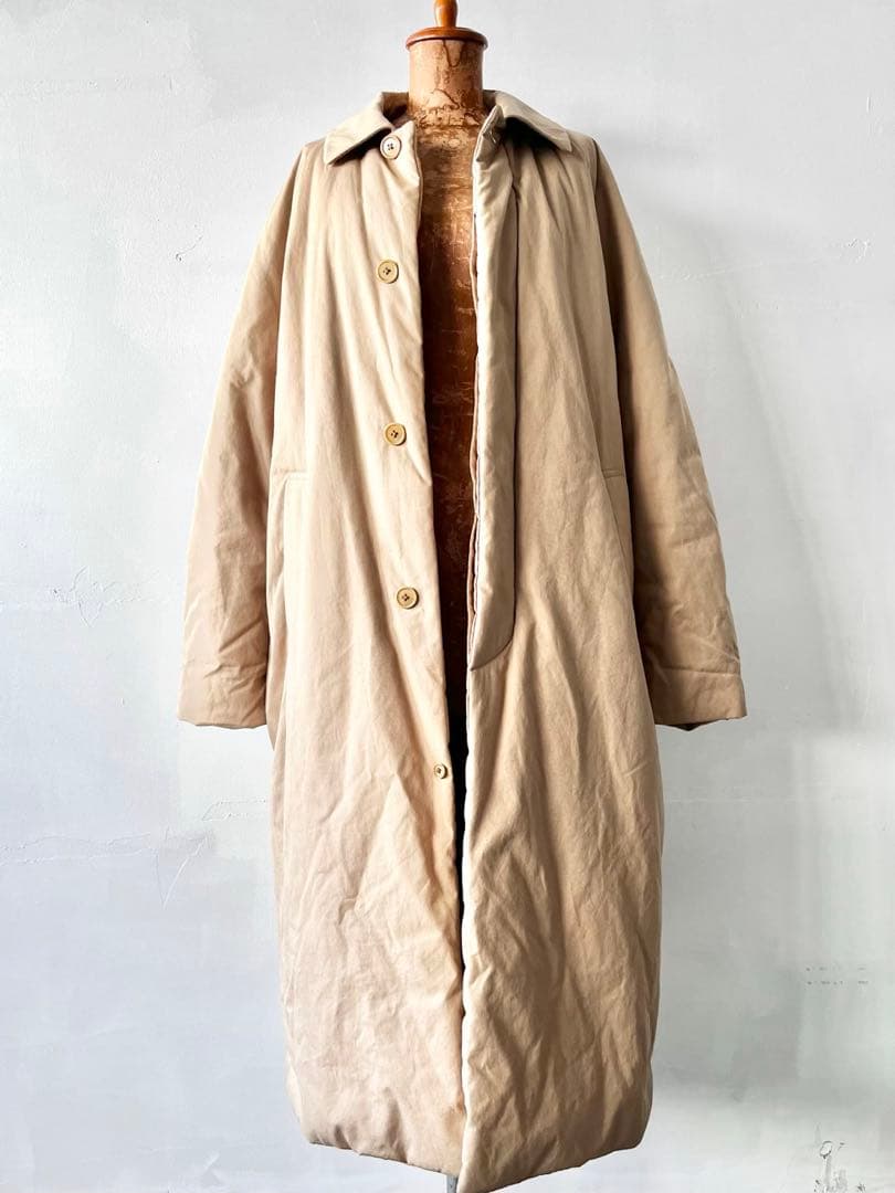 YAECA　 STAINCOLLAR COAT LONG PADDING