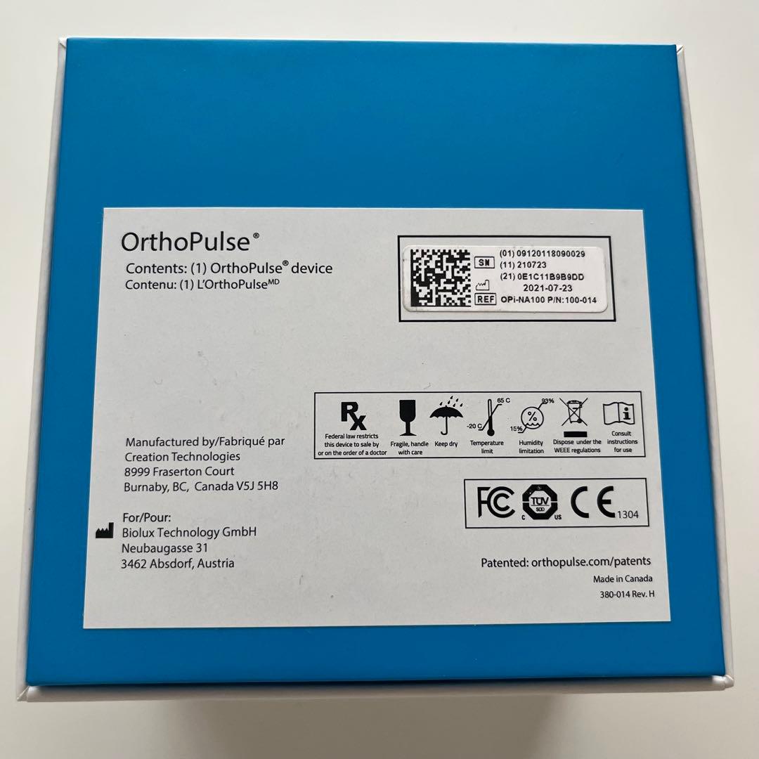 値下げ可❣️動作確認済◎ オルソパルス オーソパルス インビザライン 加速矯正装置